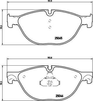 Brembo P 06 076 - Set placute frana,frana disc parts5.com