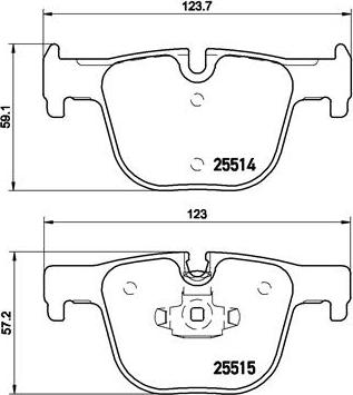 Brembo P 06 072 - Set placute frana,frana disc parts5.com