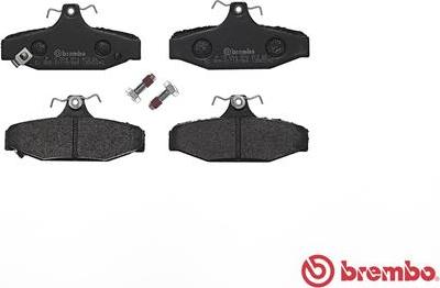 Brembo P 15 004 - Brake Pad Set, disc brake parts5.com