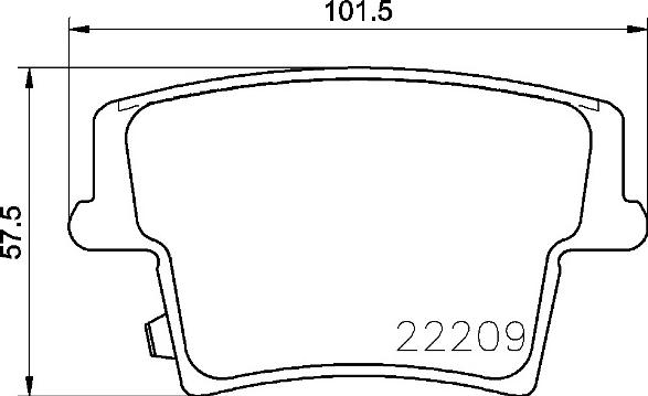 Brembo P 11 040 - Brake Pad Set, disc brake parts5.com