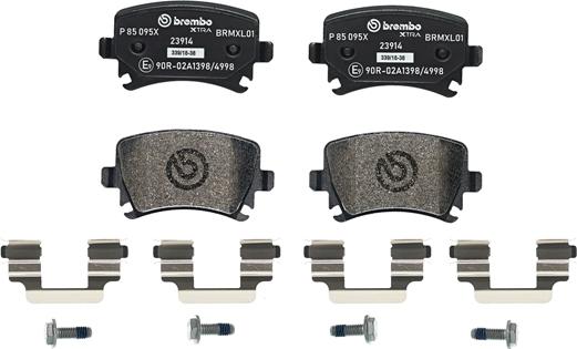 Brembo P 85 095X - Komplet pločica, disk-kočnica parts5.com