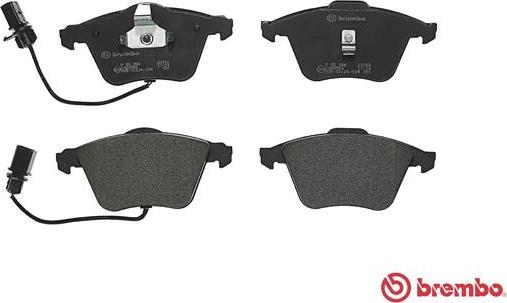 Brembo P 85 056 - Σετ τακάκια, δισκόφρενα parts5.com