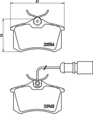 Brembo P 85 058 - Fékbetétkészlet, tárcsafék parts5.com