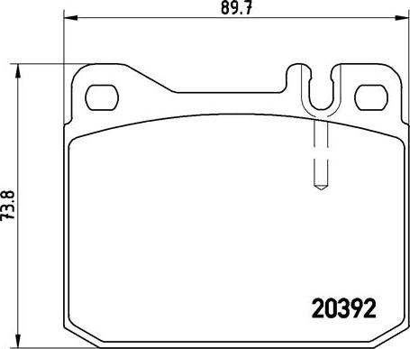 Brembo P 85 007 - Piduriklotsi komplekt,ketaspidur parts5.com