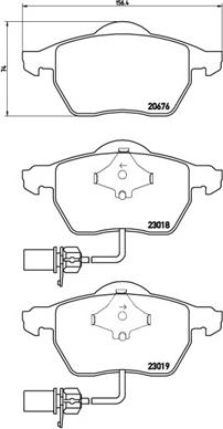 Brembo P 85 085X - Fékbetétkészlet, tárcsafék parts5.com