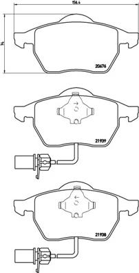 Brembo P 85 037X - Fékbetétkészlet, tárcsafék parts5.com