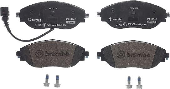 Brembo P 85 144X - Set placute frana,frana disc parts5.com