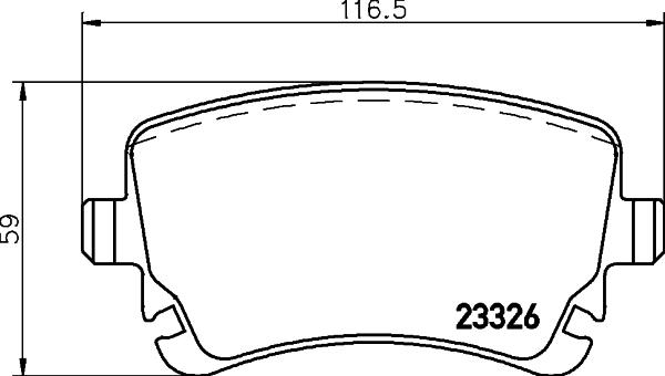 Brembo P 85 143 - Komplet zavornih oblog, ploscne (kolutne) zavore parts5.com