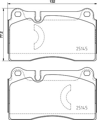 Brembo P 85 159 - Set placute frana,frana disc parts5.com