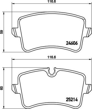 Brembo P 85 119 - Brake Pad Set, disc brake parts5.com