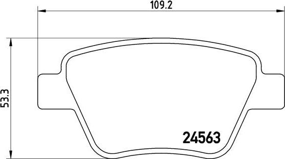 Brembo P 85 114 - Set placute frana,frana disc parts5.com