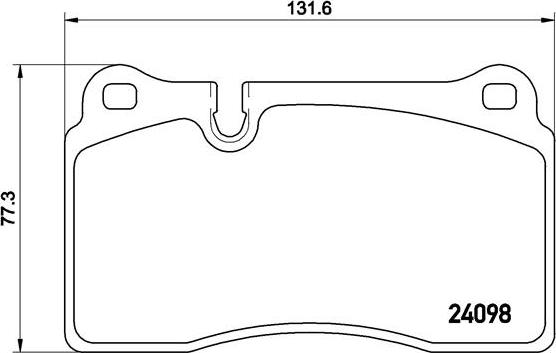 Brembo P 85 116 - Zestaw klocków hamulcowych, hamulce tarczowe parts5.com