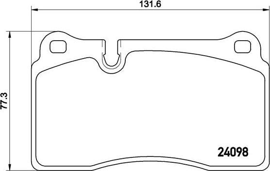 Brembo P 85 110 - Set placute frana,frana disc parts5.com