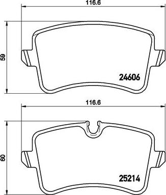 Brembo P 85 118 - Set placute frana,frana disc parts5.com