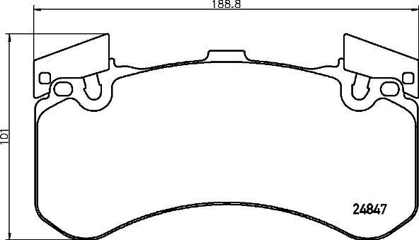 Brembo P 85 136 - Set placute frana,frana disc parts5.com