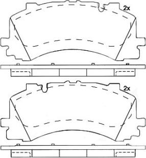 Brembo P 85 170 - Комплект спирачно феродо, дискови спирачки parts5.com