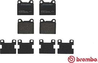 Brembo P 86 002 - Brake Pad Set, disc brake parts5.com