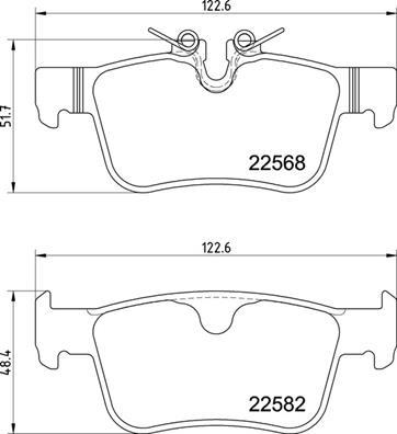 Brembo P 86 030 - Комплект спирачно феродо, дискови спирачки parts5.com