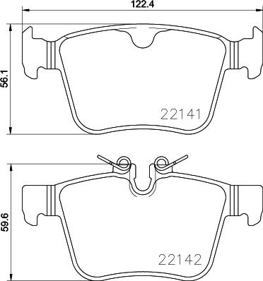 Brembo P 86 029 - Brake Pad Set, disc brake parts5.com