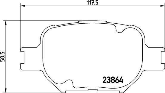 Brembo P 83 054 - Set placute frana,frana disc parts5.com