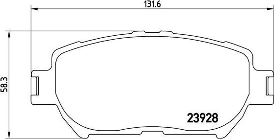 Brembo P 83 062 - Комплект спирачно феродо, дискови спирачки parts5.com