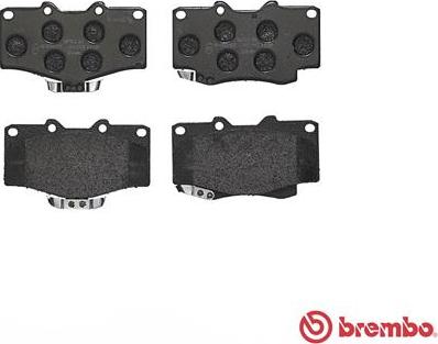 Brembo P 83 009 - Комплект спирачно феродо, дискови спирачки parts5.com