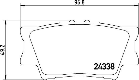 Brembo P 83 089 - Komplet pločica, disk-kočnica parts5.com