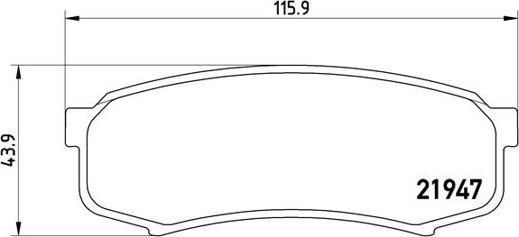 Brembo P 83 024 - Set placute frana,frana disc parts5.com