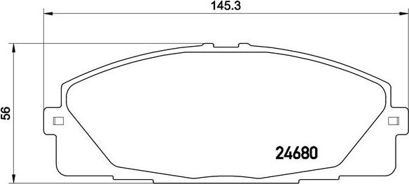 Brembo P 83 139 - Set placute frana,frana disc parts5.com