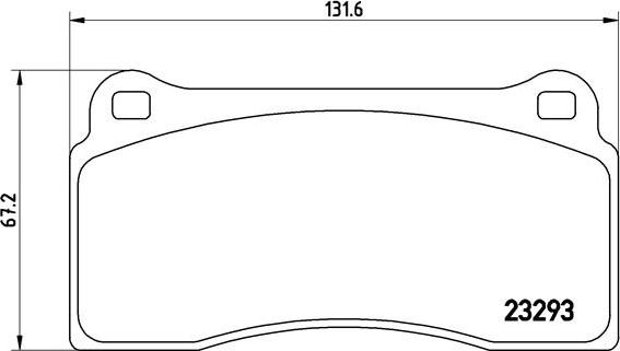 Brembo P 36 018 - Fékbetétkészlet, tárcsafék parts5.com