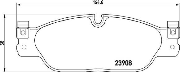 Brembo P 36 021 - Zestaw klocków hamulcowych, hamulce tarczowe parts5.com