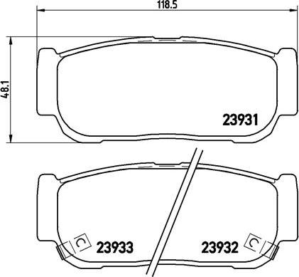 Brembo P 30 057 - Set placute frana,frana disc parts5.com