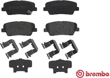 Brembo P 30 063 - Komplet zavornih oblog, ploscne (kolutne) zavore parts5.com