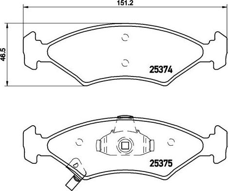 Brembo P 30 062 - Set placute frana,frana disc parts5.com