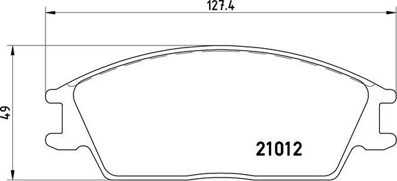 Brembo P 30 001 - Set placute frana,frana disc parts5.com