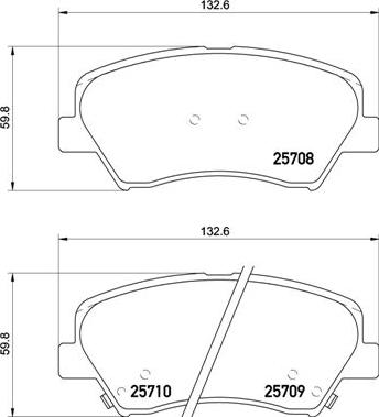 Brembo P 30 073 - Set placute frana,frana disc parts5.com