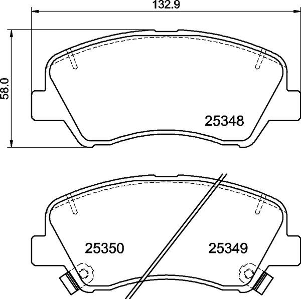 Brembo P 30 122 - Set placute frana,frana disc parts5.com