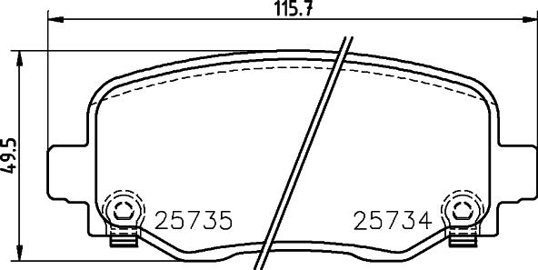 Brembo P 37 020 - Komplet pločica, disk-kočnica parts5.com