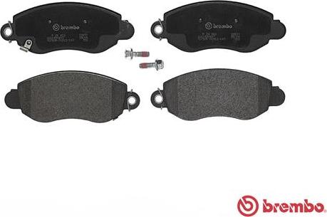 Brembo P 24 052 - Set placute frana,frana disc parts5.com