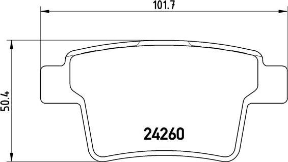 Brembo P 24 063 - Set placute frana,frana disc parts5.com