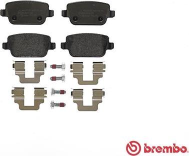 Brembo P 24 075 - Set placute frana,frana disc parts5.com