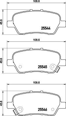 Brembo P 28 094 - Set placute frana,frana disc parts5.com