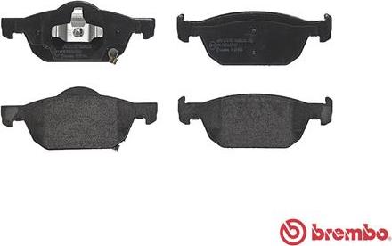 Brembo P 28 044 - Тормозные колодки, дисковые, комплект parts5.com