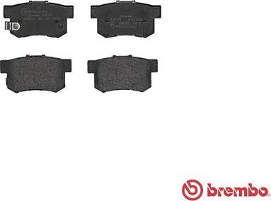 Brembo P 28 039 - Kit de plaquettes de frein, frein à disque parts5.com