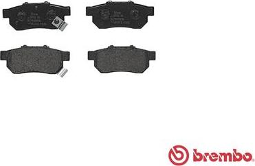 Brembo P 28 025 - Juego de pastillas de freno parts5.com