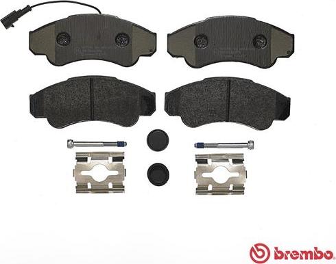 Brembo P 23 092 - Komplet pločica, disk-kočnica parts5.com