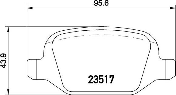 Brembo P 23 065 - Set placute frana,frana disc parts5.com