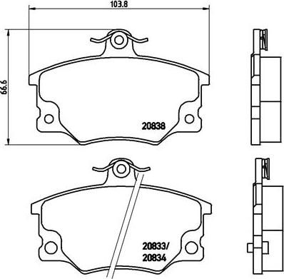 Brembo P 23 017 - Set placute frana,frana disc parts5.com