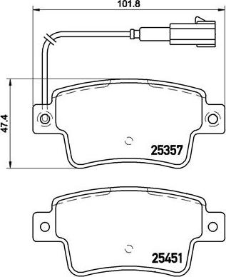 Brembo P 23 142 - Set placute frana,frana disc parts5.com