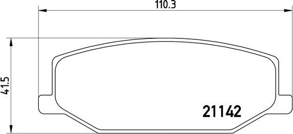 Brembo P 79 001 - Juego de pastillas de freno parts5.com